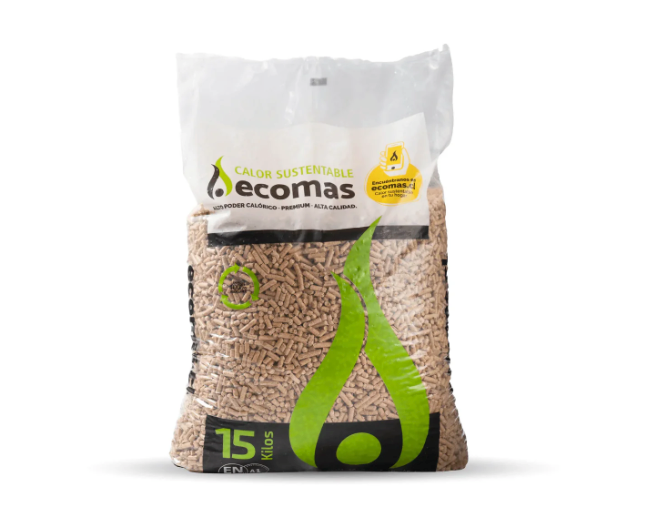 48 Bolsas de Pellet Madera 15 kg